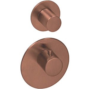 Herzbach Design iX PVD Herzbach Design iX PVD 21.521010. 2000 .39 Copper Steel, for Universal thermostat module, round