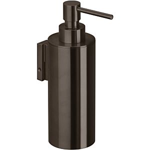 Herzbach Design iX PVD soap dispenser 21.811000. 2000 .40 Black Steel, wall mounting, 200 ml