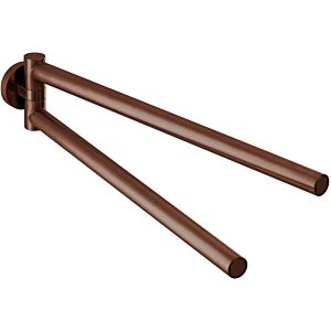 Herzbach Design iX PVD towel rail 21.818500. 2000 .39 Copper Steel, 2 movable arms