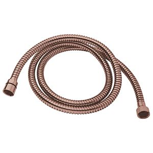 Herzbach Design iX PVD metal shower hose 21.926300. 2000 .39 Copper Steel, shower hose 1250 mm, metal Agraff