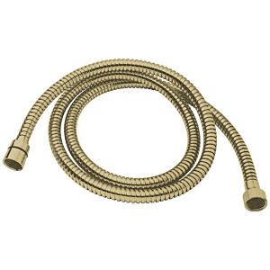 Herzbach Design iX PVD metal shower hose 21.926300. 2000 .41 Brass Steel, shower hose 1250 mm, metal Agraff