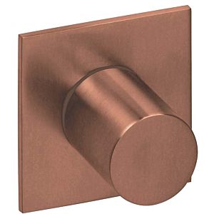 Herzbach Logic XL Fertigmontageset 21.958750.2.39 Copper Steel, für Absperr- und Umstell-Modul, 70x70mm