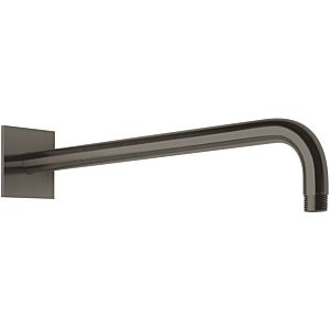 Herzbach Design iX PVD wall bracket 21.960450.2.40 Black Steel, for rain shower, 450mm, with rosette 70x70mm