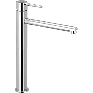 Herzbach Nano basin mixer 22.120320.3.01 chrome, projection 209mm, raised shaft, without drain fitting