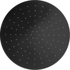 Douche de tête Herzbach Deep Black 23.600300.1.12 300 mm, noir mat, pour montage mural