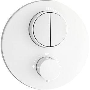 Herzbach Deep White final assembly set 23.803050.1.07 for 2 consumers, concealed thermostat, matt white