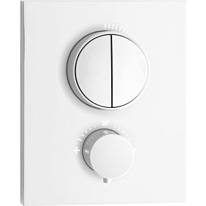 Herzbach Deep White Fertigmontageset 23.803050.2.07 für 2 Verbraucher, Unterputz-Thermostat, grau matt