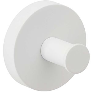 Herzbach Deep White towel hook 23.819000.1.07 32 mm, wall mounting, concealed fastening, matt white