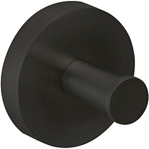 Herzbach Deep Black towel hook 23.819000.1.12 32 mm, black matt, wall mounting