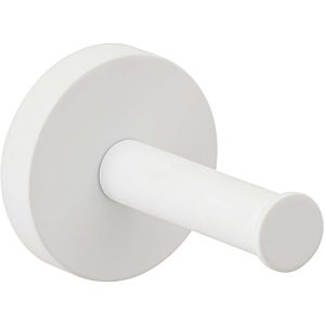 Herzbach Deep White towel hook 23.819500.1.07 62 mm, wall mounting, concealed fastening, matt white