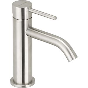 Herzbach Deep IX single lever basin mixer 28.203200. 2000 .09 Stainless Steel brushed, S-size, 153 mm high