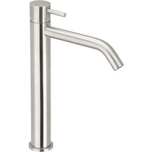 Herzbach Deep IX single lever basin mixer 28.203420.3.09 Stainless Steel brushed, 185 mm, L-size, 300.5mm high