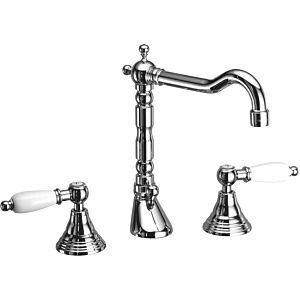 Herzbach Anais Classic fitting 32422000302 chrome-gold, lever handle, with waste set