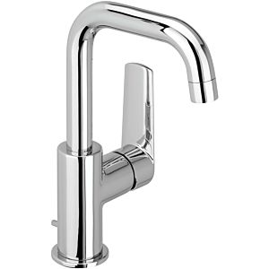 Herzbach Ventura basin mixer 51.100335.1.01 M-Size, lateral operation, with pop-up waste set, chrome