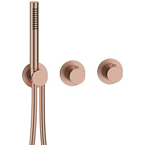 Herzbach MODUL7 thermostat finished set 70.702001.1.39 2/3 consumers Copper Steel