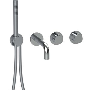 Herzbach MODUL7 thermostat finished set 70.702011.1.01 2 consumers with spout chrome