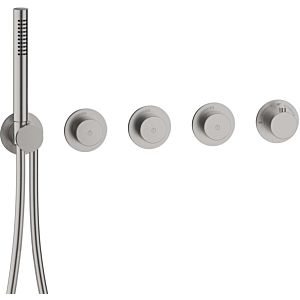 Herzbach MODUL7 PUSH thermostat finish set 70.703003.1.09 3 consumers stainless steel