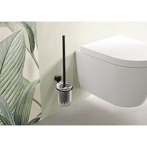 Hewi System 815 toilet brush set 815.20.10065DC 102x437x123mm, matt black