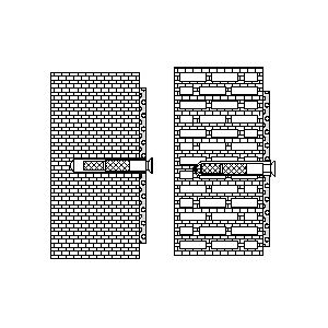 Hewi System 100 fastening BM18.4 wooden blocks, perforated wooden bricks, Z-21.3-1830, for Toilet rails