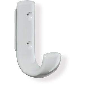 Hewi 477 coat hook 477.90.06133 height: 75mm, with spacer, rubinrot