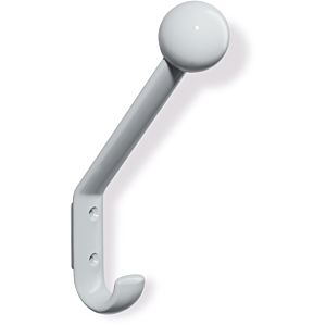 Hewi 477 coat hook 477.90.08095 rock gray, with ball