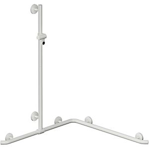 Hewi System 800 K handrail 950.35.3309099 A1=1100 mm, W1=762 mm, W2=962 mm, pure white