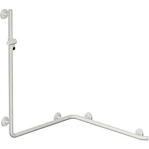 Hewi System 800 K shower handrail 950.35.2309098 1100mm, with shower holder, signal white