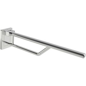 Hewi Warm Touch Hewi support rail Duo 950.50.12050 plastic chrome look, projection 700 mm