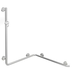 Hewi Warm Touch shower handrail 950.35.21051 signal white, 1100 x 762 x 762 mm, with shower rail