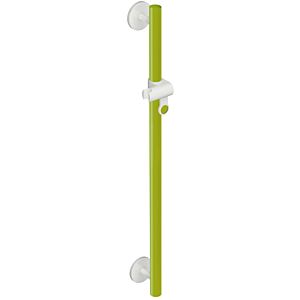 Hewi System 800 K shower holder rail 950.33.1009174 External dimensions 600 mm, apple green, signal white