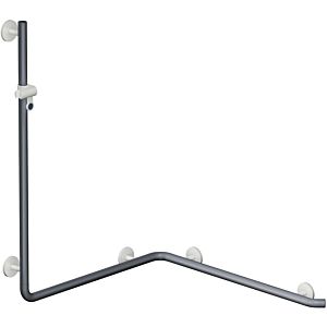 Hewi System 800 K handrail 950.35.2109174 1100 mm, shower holder, supports and Escutcheon signal white, apple green