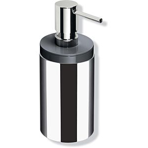 Hewi System 162 soap dispenser 162.06.1104090 200ml, Halter chrome-plated, jet black