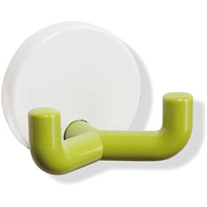 Hewi System 800 K double hook 800.90.0409174 rosette cap signal white, apple green, 43.5mm