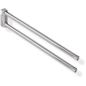 Hewi System 162 towel rail 162.09.11040 2-part, 331 x 70 mm, chrome-plated