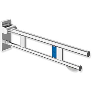 Hewi System 900 Bras de support mobile 900.50.41440 saillie 700 mm, Inox chrome, droite