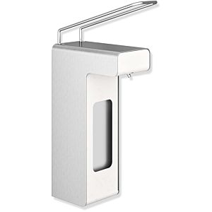 Hewi System 900 disinfection and soap dispenser 900.06.002XA Stainless Steel ground matt, 92.5x388x207mm