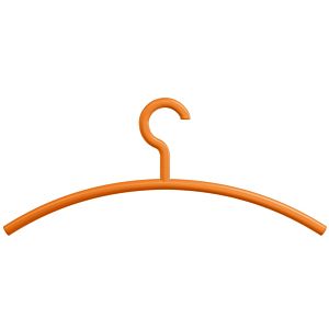 Hewi coat hanger 570.324 orange , rotatable hook