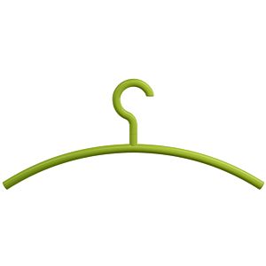 Hewi clothes hanger 570.374 apple green, rotatable hook