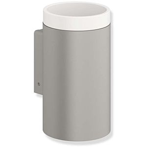 Hewi System 162 mug 162.04.11060AX revêtement par poudre gris clair perle mica mat profond/polyamide blanc mat, cylindrique