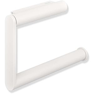 Hewi System 900 WC holder 900.21.00060DX made of Stainless Steel , powder-coated, deep matt white, U-shaped
