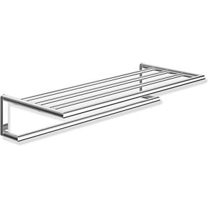 Hewi 162.30.11040 with towel rail, chrome, 618mm wide