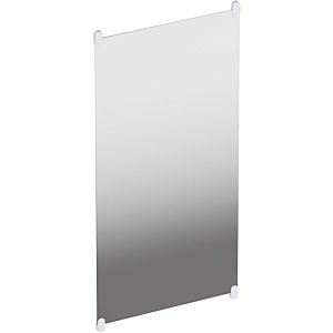 Hewi S 801 wall mirror 801.01B30098 600x1200x6mm, with brackets, matt, signal white