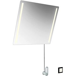 Hewi 801 tilting light mirror LED 801.01.40197 600x540x6mm, light grey