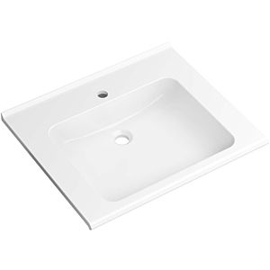 Hewi mineral washbasin 950.13.201 65x55cm, modular, white, prepared for single-hole fitting