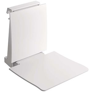 Hewi System 800 K hanging seat 950.51.1009098 450 x 449 x 561 mm, seat and backrest signal white