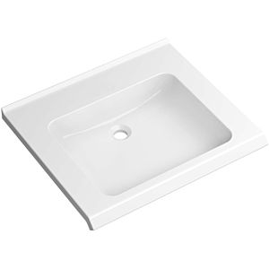 Hewi vasque en fonte minérale 950.13.100 65 x 56 cm, blanc , sans trou pour robinet ni trop-plein
