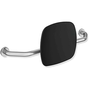 Hewi 805 backrest 805.51.91790 wall mounting with Escutcheon , jet black
