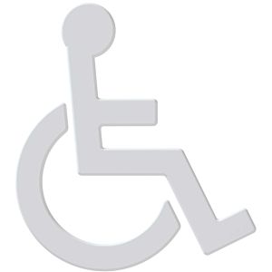 Hewi 801 symbole du fauteuil roulant 801.91.03098 blanc de sécurité, autocollant