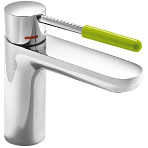 Hewi AQ AQ1.12M1024074 chrome-plated, handle apple green, round, projection 159 mm