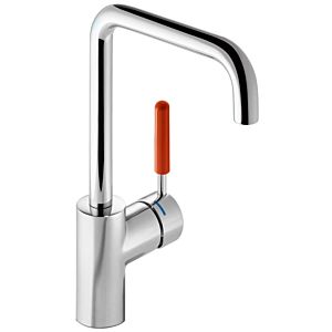 Hewi AQ Coral handle, round tube, projection 187mm, chrome-plated